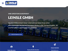 Tablet Screenshot of leinsle.com
